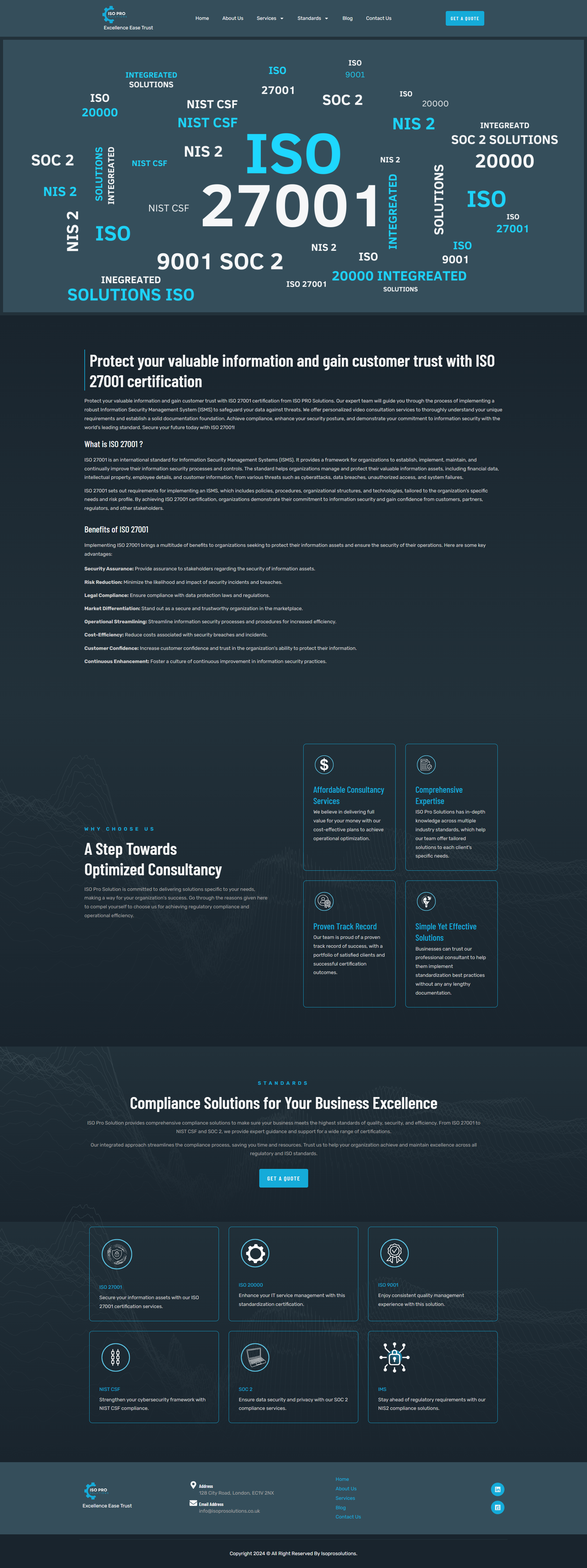 Iso Pro Solutions website screenshot 4
